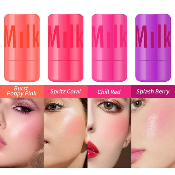 Milk Jelly Tint – Lip, Cheek & Eye Blush (Pack Of 4 Shades)