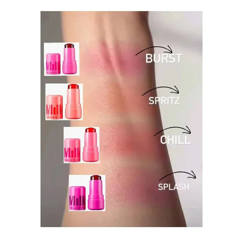 Milk Jelly Tint – Lip, Cheek & Eye Blush (Pack Of 4 Shades)