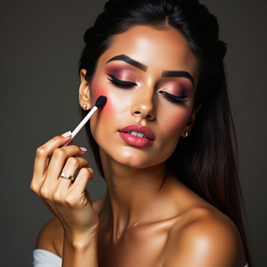 2 in 1 CARLA SECRET CREAM BLUSH AND CONCEALER PALETTE With 12 Shades