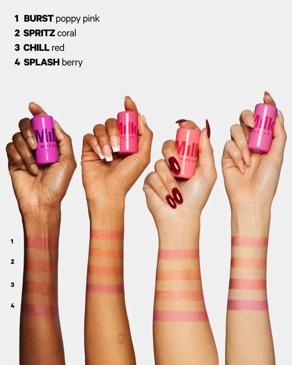 Milk Jelly Tint – Lip, Cheek & Eye Blush (Pack Of 4 Shades)