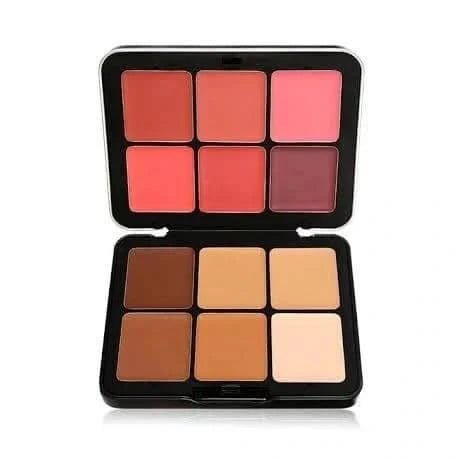 2 in 1 CARLA SECRET CREAM BLUSH AND CONCEALER PALETTE With 12 Shades