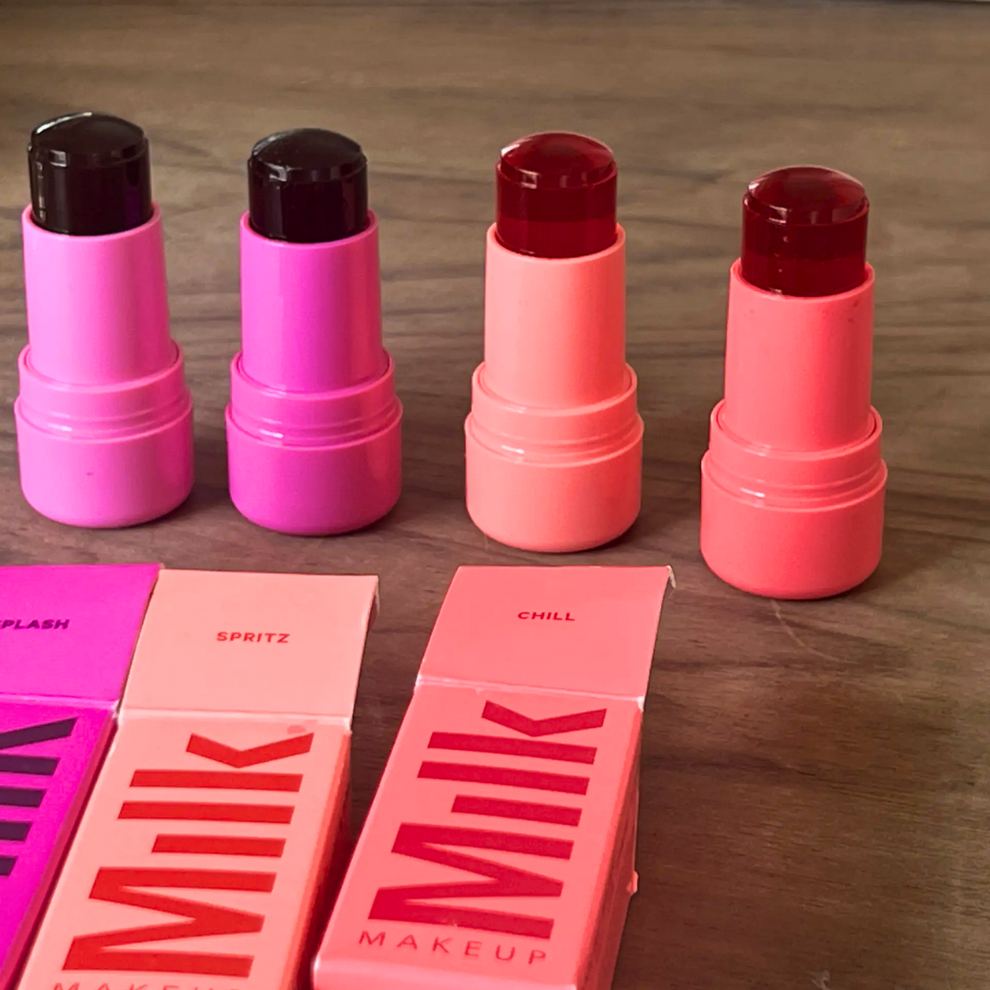 Milk Jelly Tint – Lip, Cheek & Eye Blush (Pack Of 4 Shades)